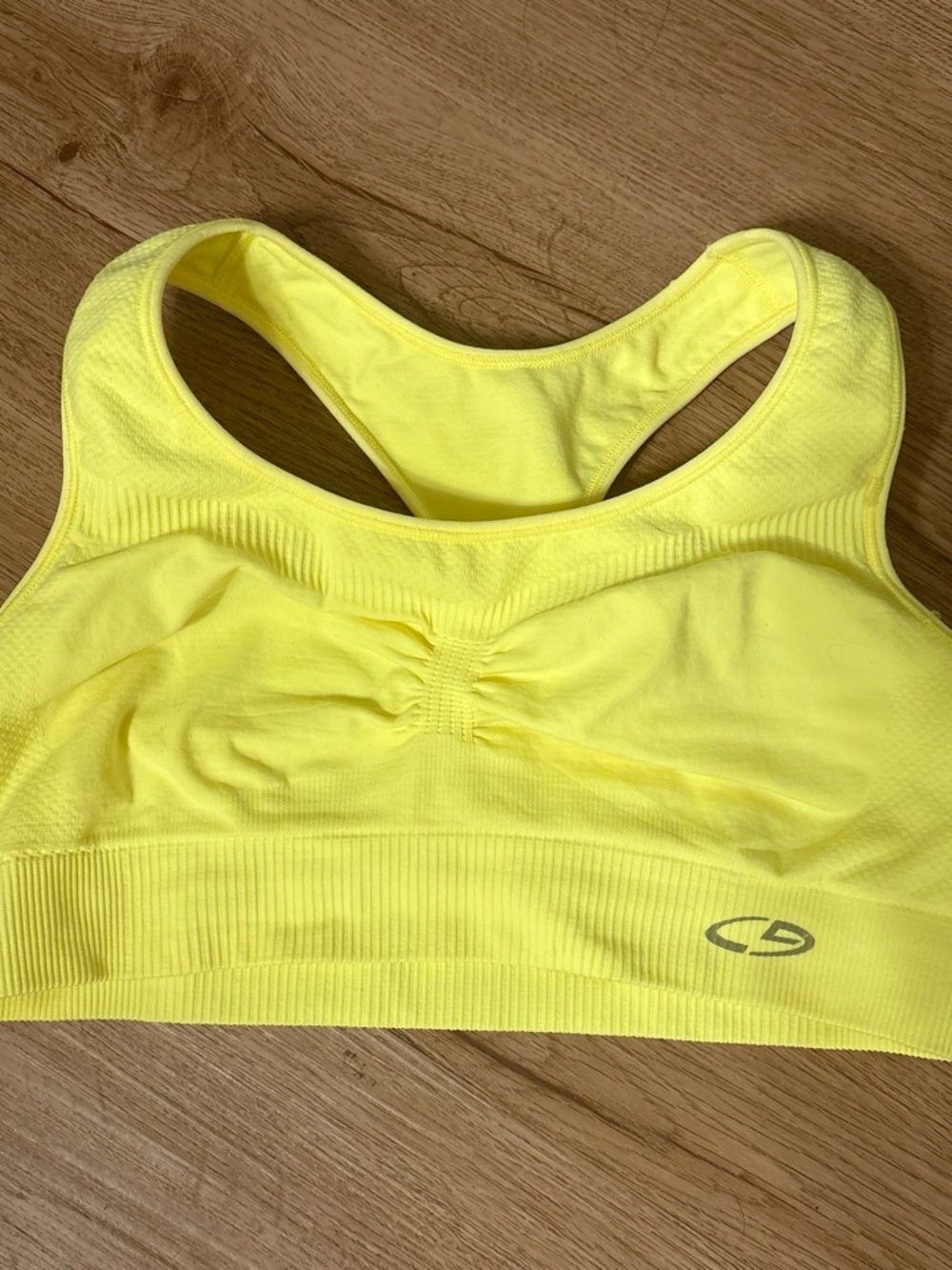 Champion Neon Yellow Racerback Swim Coverup Top